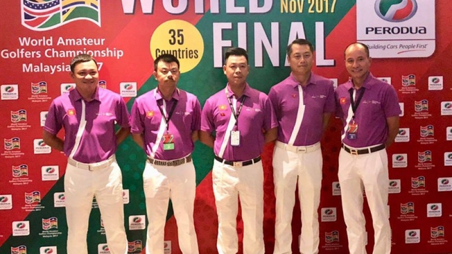 Vietnam champions at int’l golf tournament