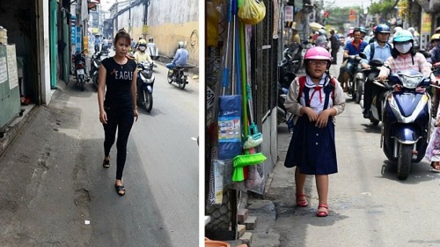 ‘No sidewalk’ streets a hard-to-solve issue in Ho Chi Minh City