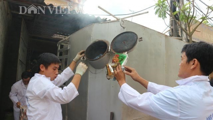 Inventors create novel waste disposal technique