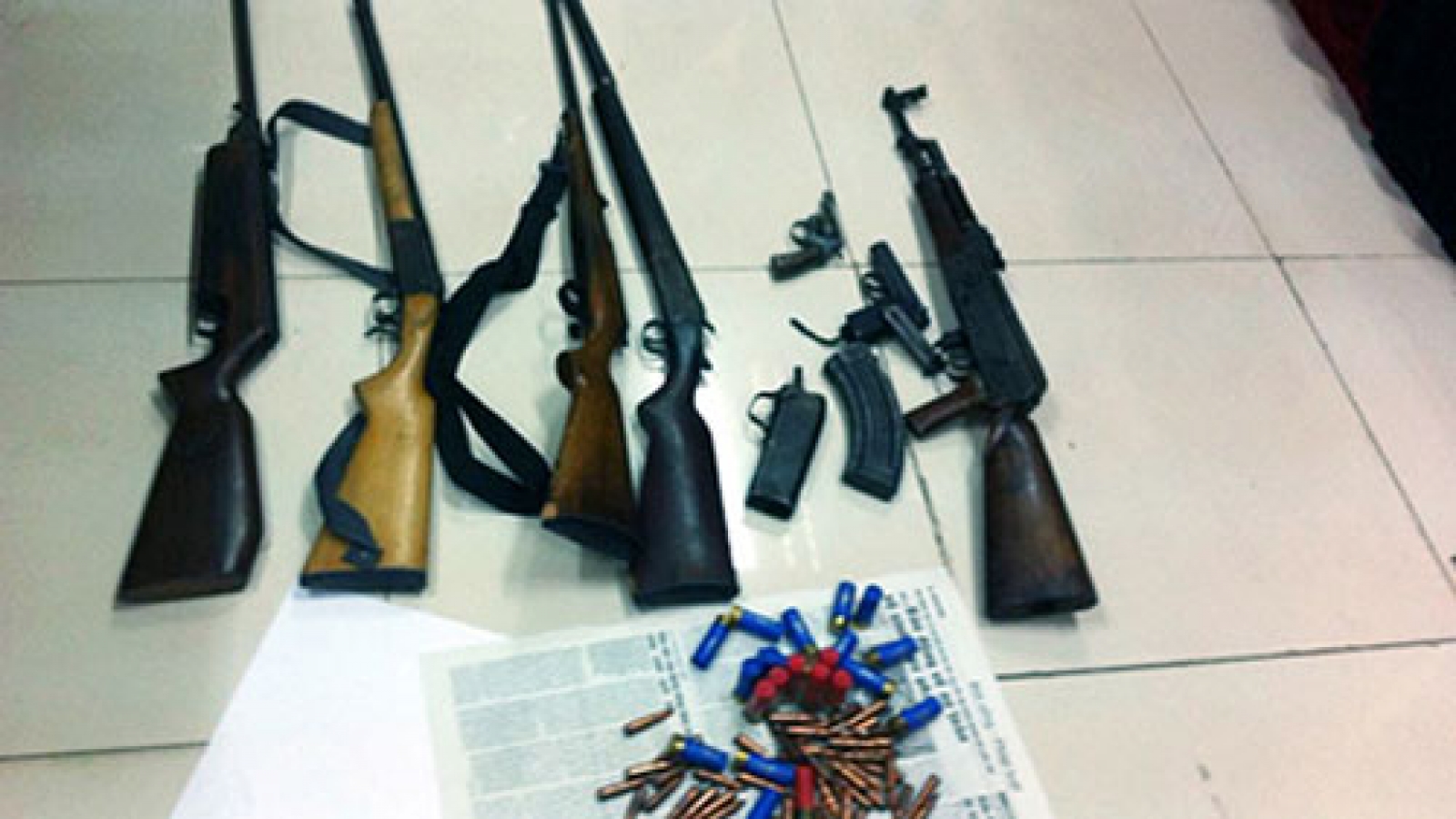 Weapon trafficking ring busted in Quang Ninh