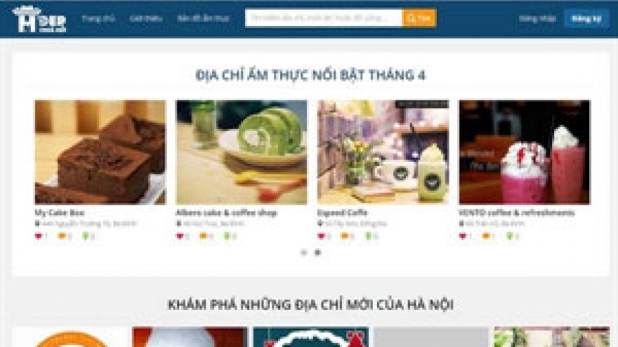 Restaurant webpage launched in Hanoi