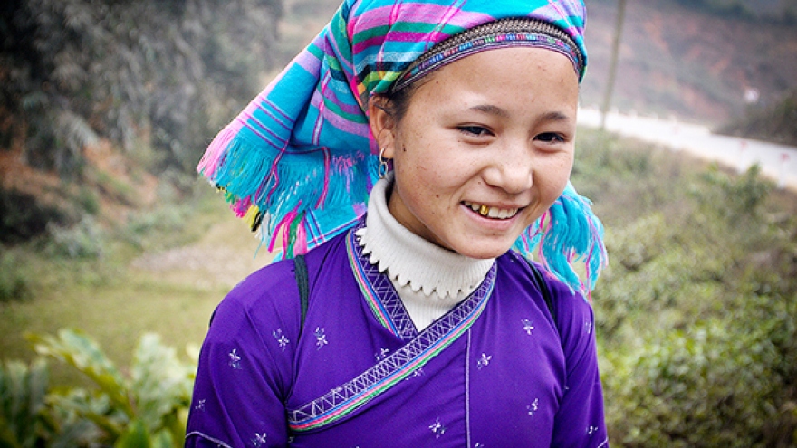 Photos feature Vietnamese ethnic women’s beauties