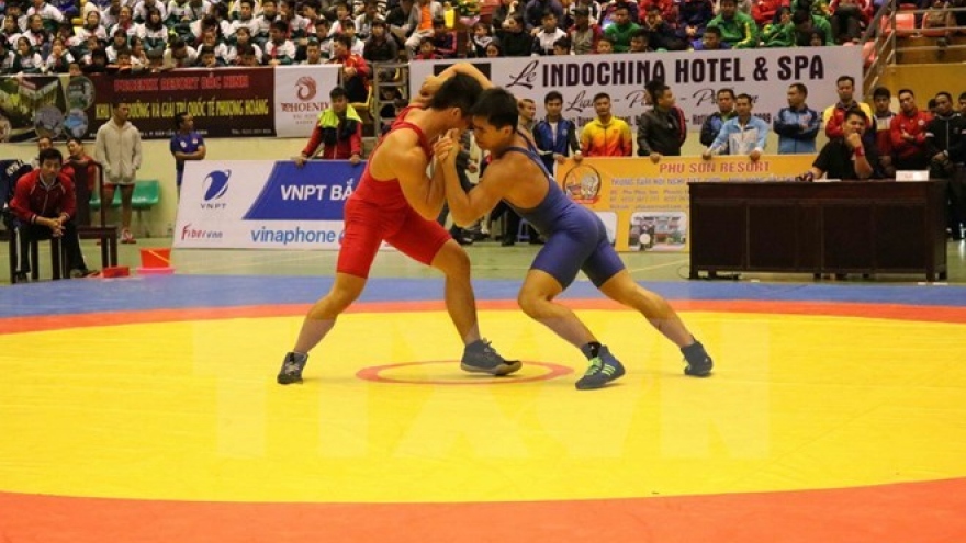 Southeast Asia wrestling championship opens in Bac Ninh