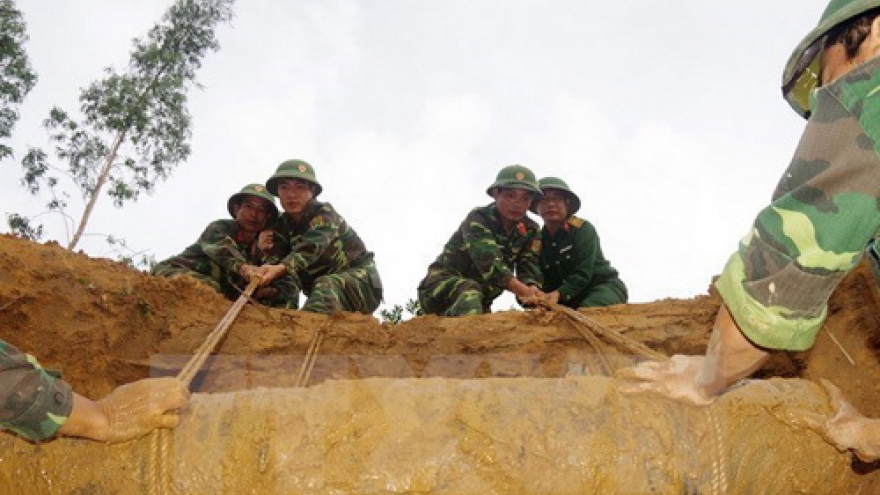 150 potentially live artillery shells found in Quang Tri