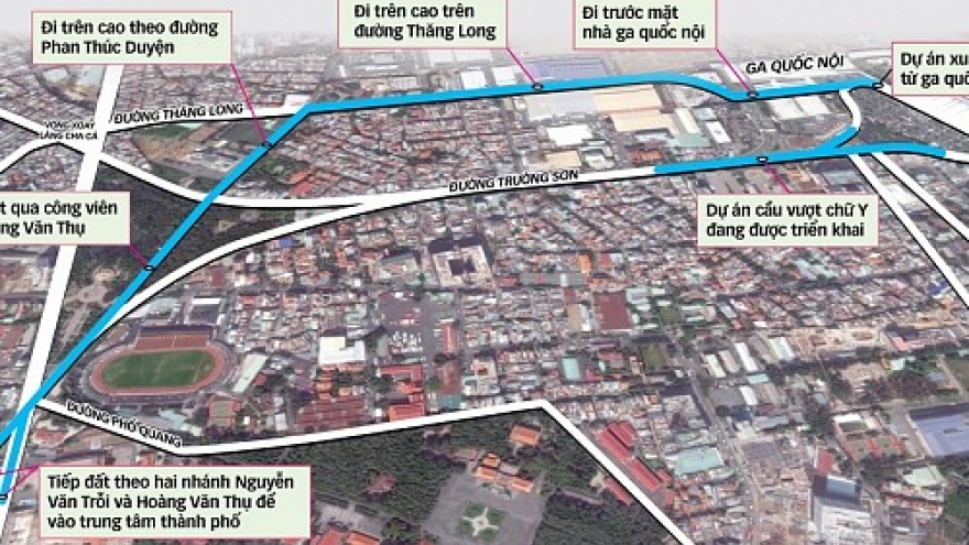Elevated highway proposed to ease traffic pressure at Tan Son Nhat airport