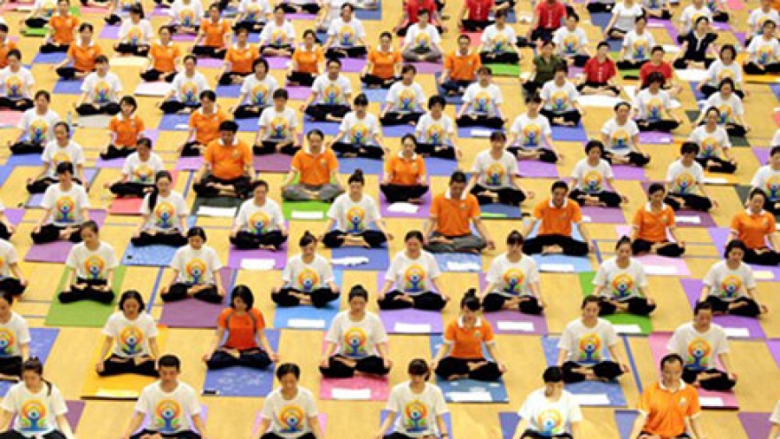 
        Yoga day celebrations kick off in Vietnam
                              