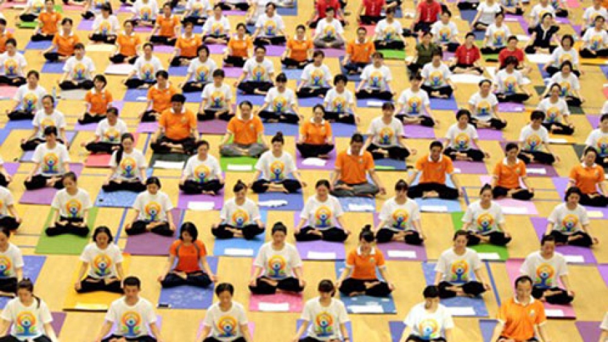 Yoga day celebrations kick off in Vietnam