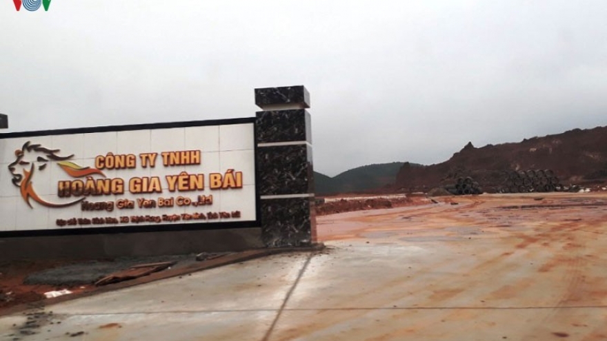 “Tuýt còi” Công ty TNHH Hoàng Gia Yên Bái do vi phạm về môi trường