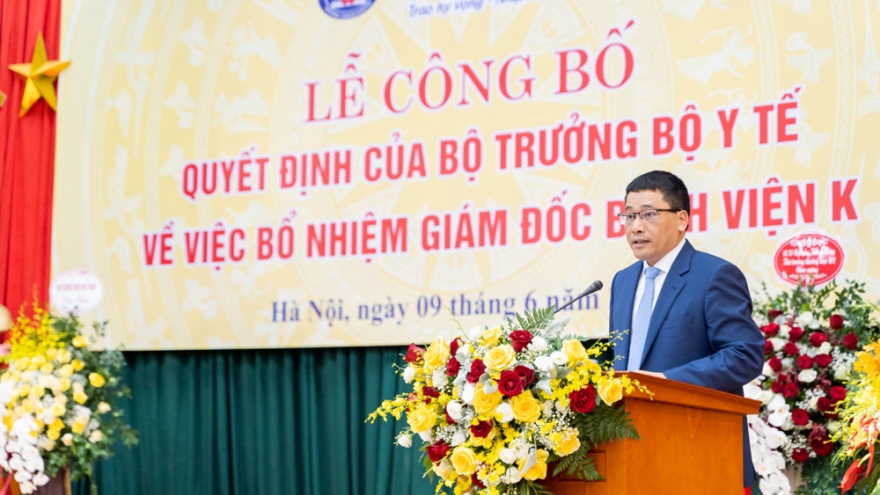 PGS.TS Lê Văn Quảng được bổ nhiệm làm Giám đốc Bệnh viện K
