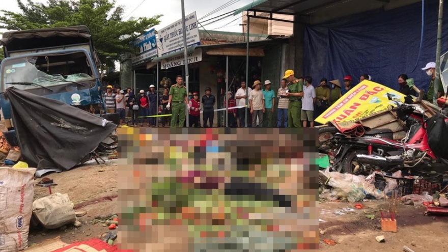 Người dân bàng hoàng kể lại giây phút xe tải lao vào chợ ở Đắk Nông