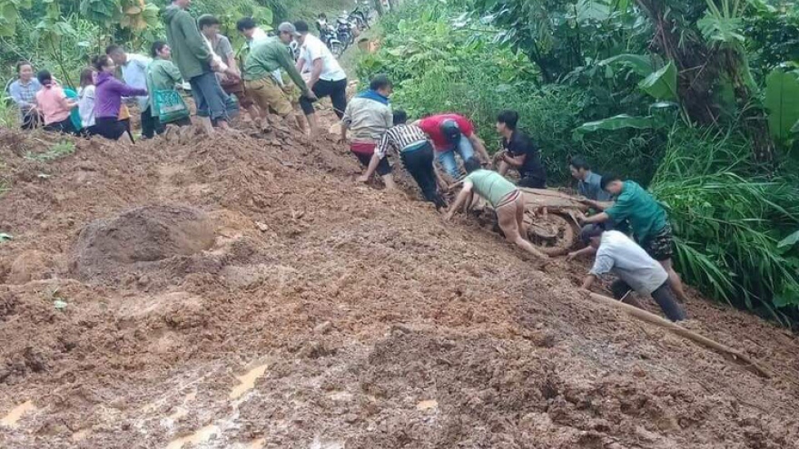 Mưa lớn ở Lai Châu làm 1 người mất tích và 1 người bị thương