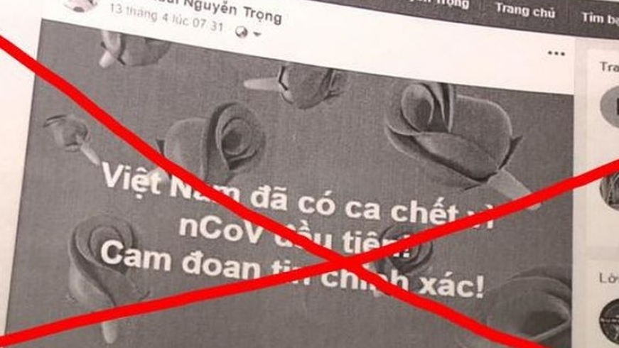 Tạm giữ hình sự đối tượng loan tin Việt Nam có người chết vì Covid-19
