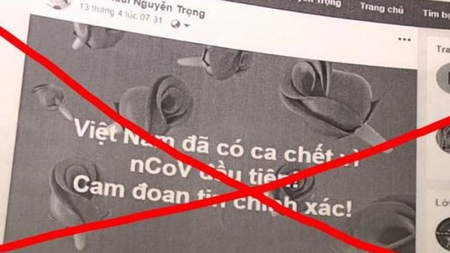 Tạm giữ hình sự đối tượng loan tin Việt Nam có người chết vì Covid-19