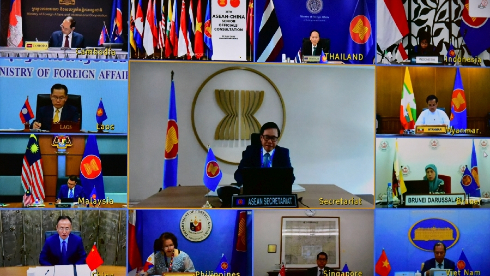 ASEAN-Trung Quốc tái khẳng định đảm bảo an ninh, an toàn ở Biển Đông