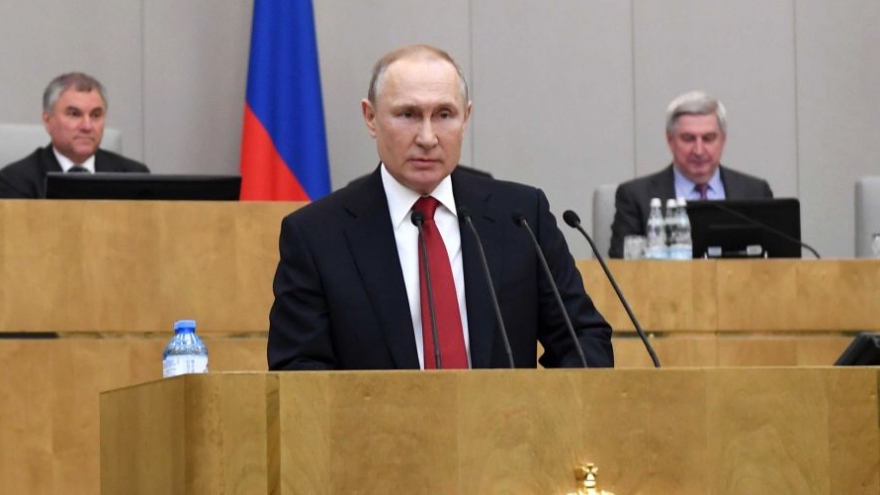Tổng thống Nga Putin: Sửa đổi Hiến pháp là nhằm đoàn kết đất nước