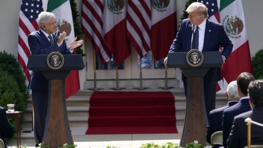 Mỹ-Mexico ra tuyên bố chung khẳng định tăng cường quan hệ song phương