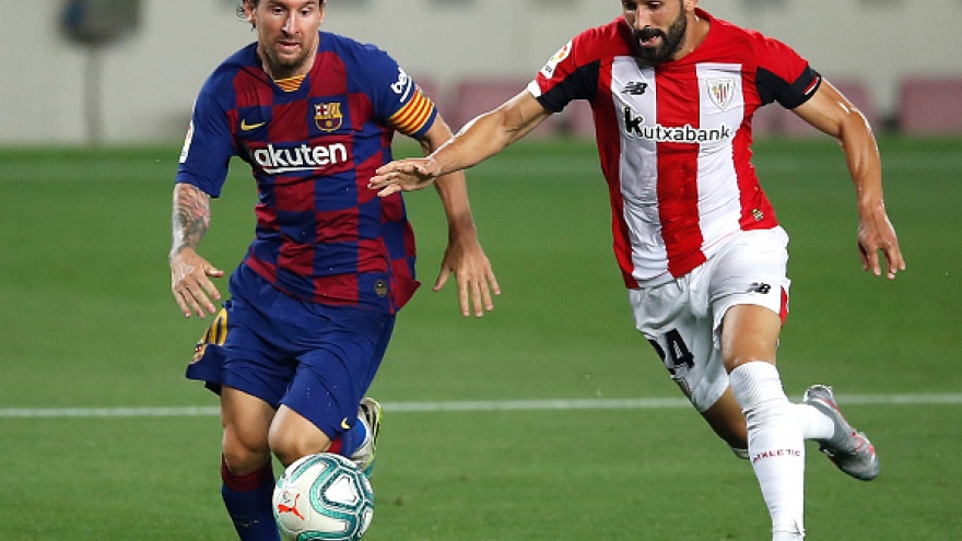 Messi kiến tạo, Barca nhọc nhằn vượt ải Bilbao