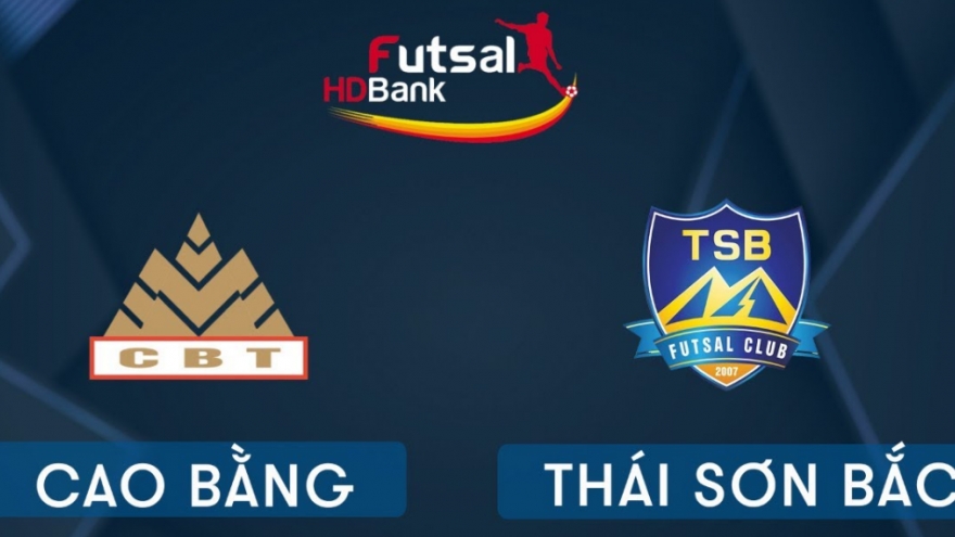 Xem trực tiếp Futsal HDBank VĐQG 2020: Cao Bằng - Thái Sơn Bắc