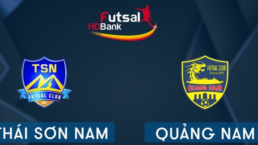 Xem trực tiếp Futsal HDBank VĐQG 2020: Thái Sơn Nam - Quảng Nam