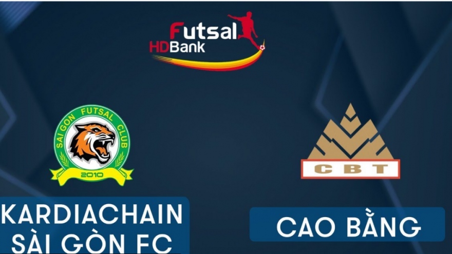 Xem trực tiếp Futsal HDBank VĐQG 2020: Kardiachain Sài Gòn - Cao Bằng