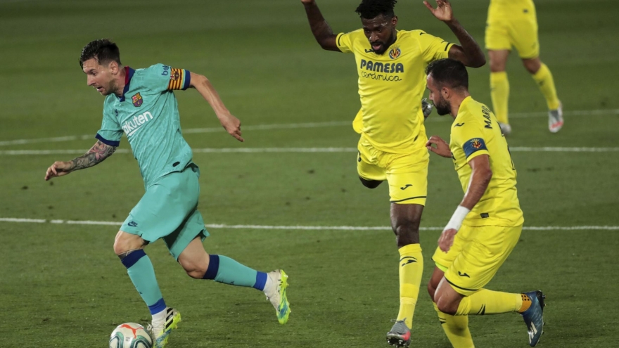 Messi kiến tạo, Griezmann ghi bàn giúp Barca thắng đậm Villarreal