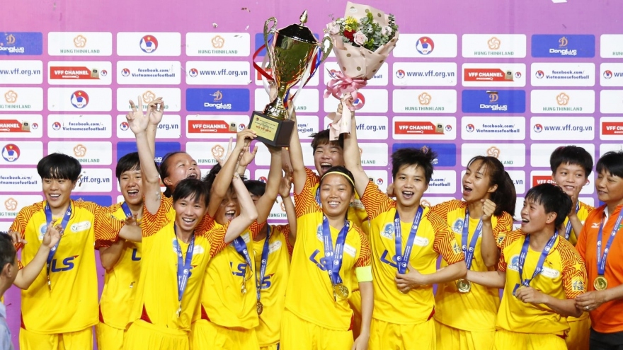 CLB nữ TPHCM vô địch Cúp QG nữ ngay lần đầu tham dự