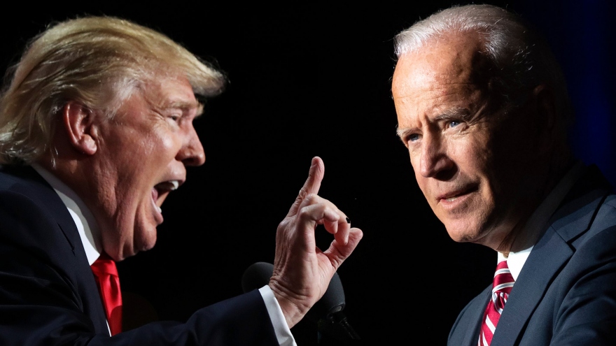 Bầu cử Mỹ: Cuộc đua kịch tính “một chín một mười” giữa Trump và Biden