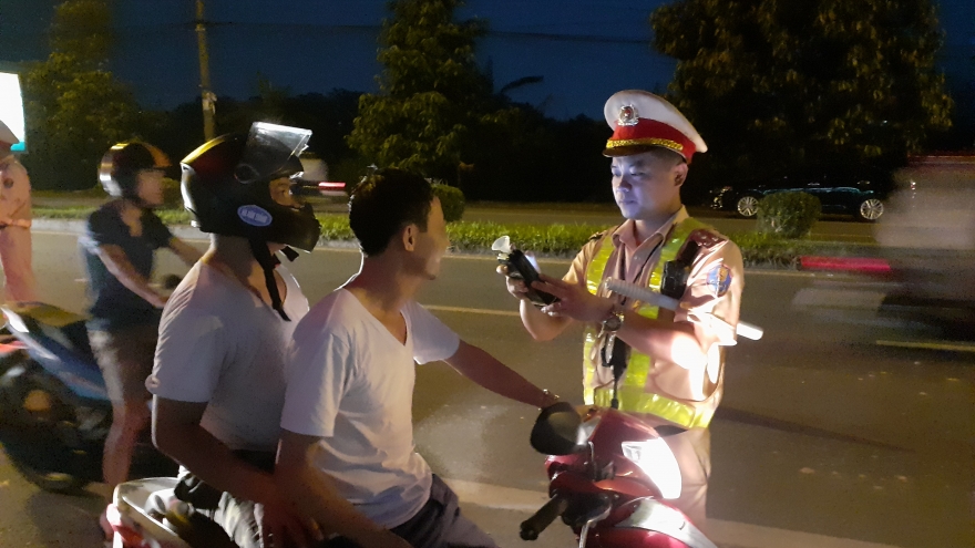 CSGT Phú Thọ xử lý gần 13.000 trường hợp vi phạm nồng độ cồn