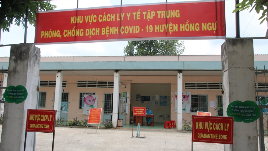 Bệnh nhân Covid-19 số 332 được cách ly sau khi nhập cảnh tại Đồng Tháp