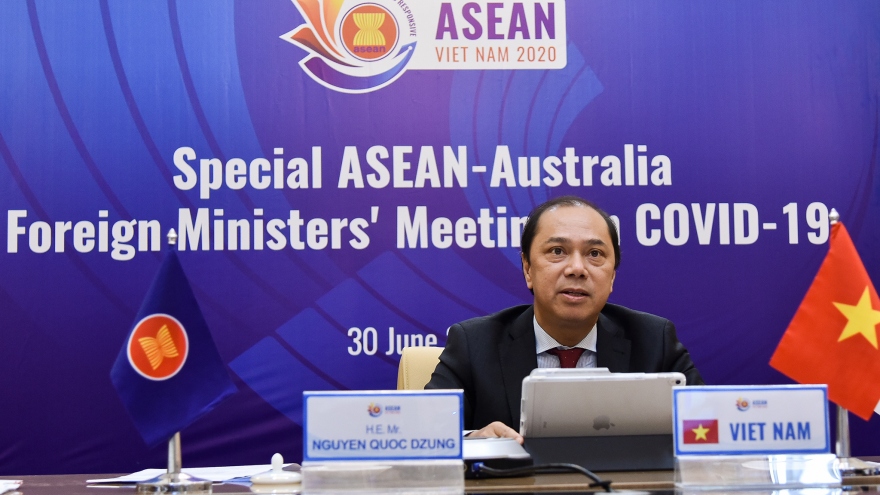 Hội nghị trực tuyến Bộ trưởng ASEAN-Australia Đặc biệt về Covid-19