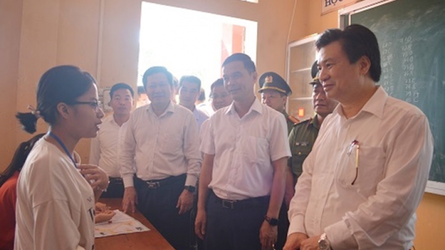 Bộ GD-ĐT kiểm tra công tác chuẩn bị kỳ thi tốt nghiệp THPT tại Yên Bái