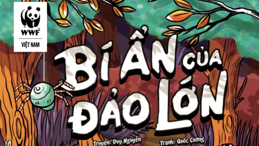 “Bí ẩn của Đảo Lớn“: Cuốn truyện tranh bổ ích về rác thải nhựa