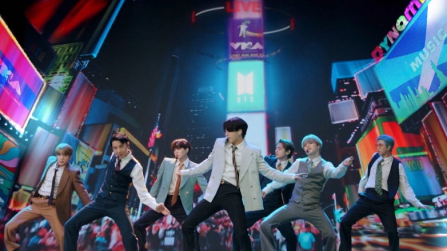 BTS nhận “mưa” lời khen với màn trình diễn “Dynamite” tại VMAs 2020