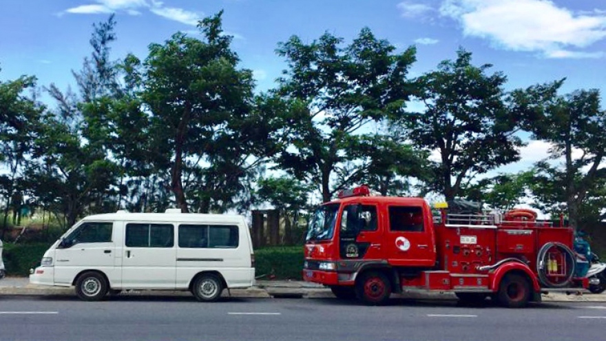 Thi thể cháy đen tại bờ biển Đà Nẵng