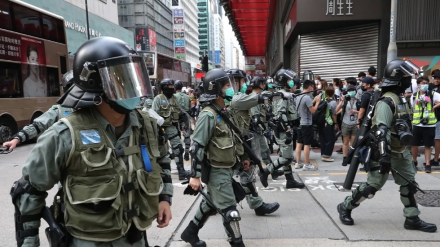 Mỹ, Australia, Canada và Anh ra tuyên bố chung về Hong Kong