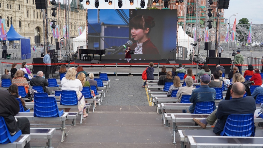 Khai mạc festival sách “Quảng trường Đỏ” tại Moscow, Nga