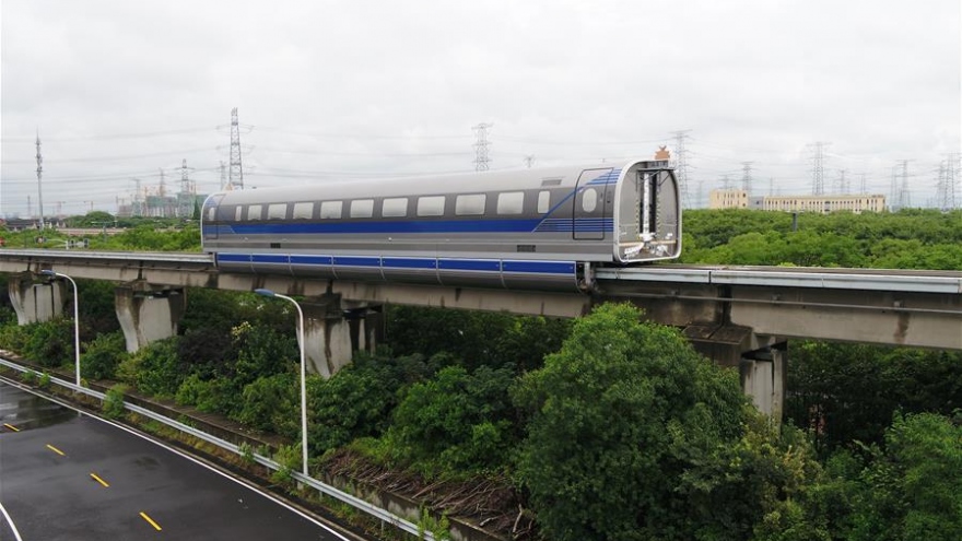 Trung Quốc thử nghiệm thành công tàu đệm từ tốc độ 600km/h