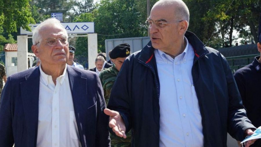Lãnh đạo EU thăm khu vực biên giới giữa Thổ Nhĩ Kỳ và Hy Lạp