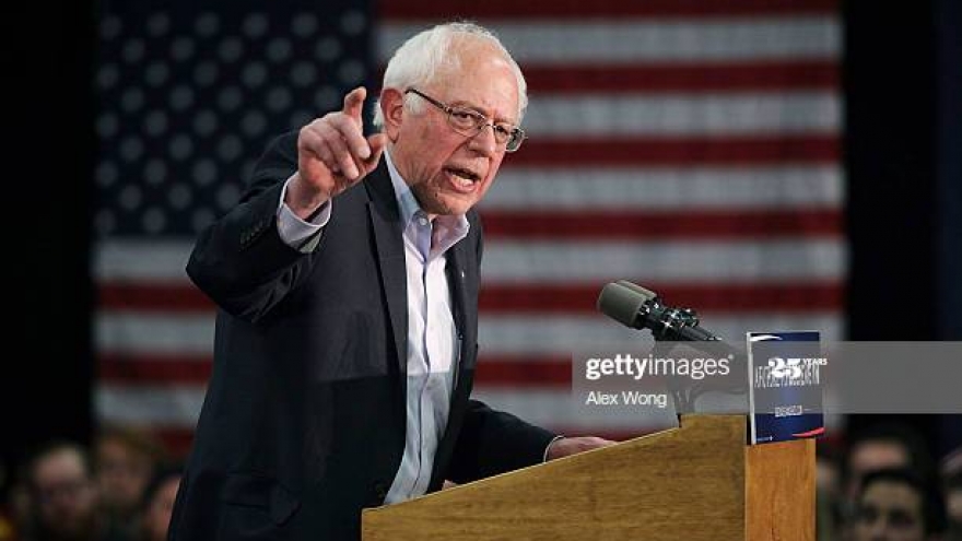 Ông Sanders ủng hộ ông Biden trở thành Tổng thống Mỹ kế tiếp