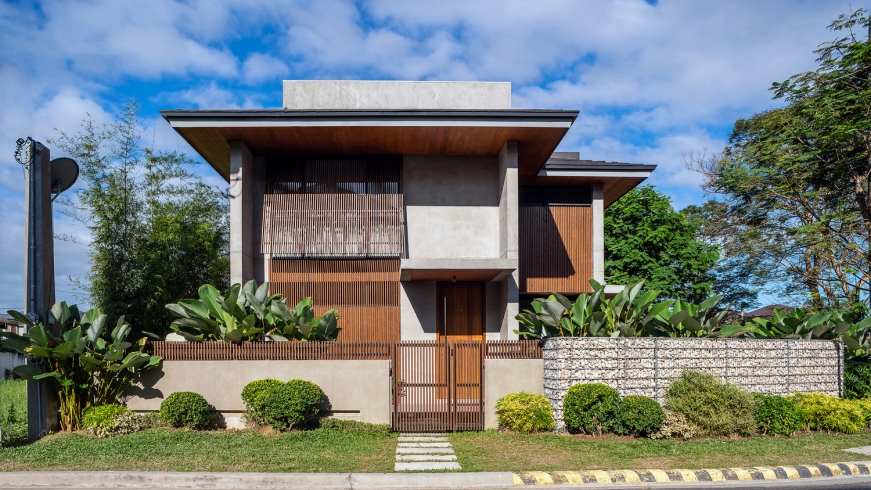 Ấn tượng thiết kế của ngôi nhà làm bằng gỗ và bê tông
