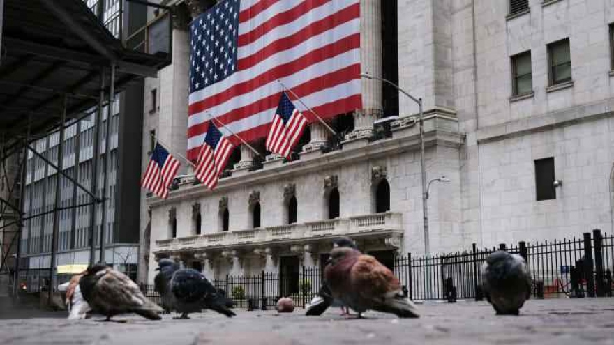 Chứng khoán Mỹ sụt giảm mức sâu nhất trong gần ba tháng