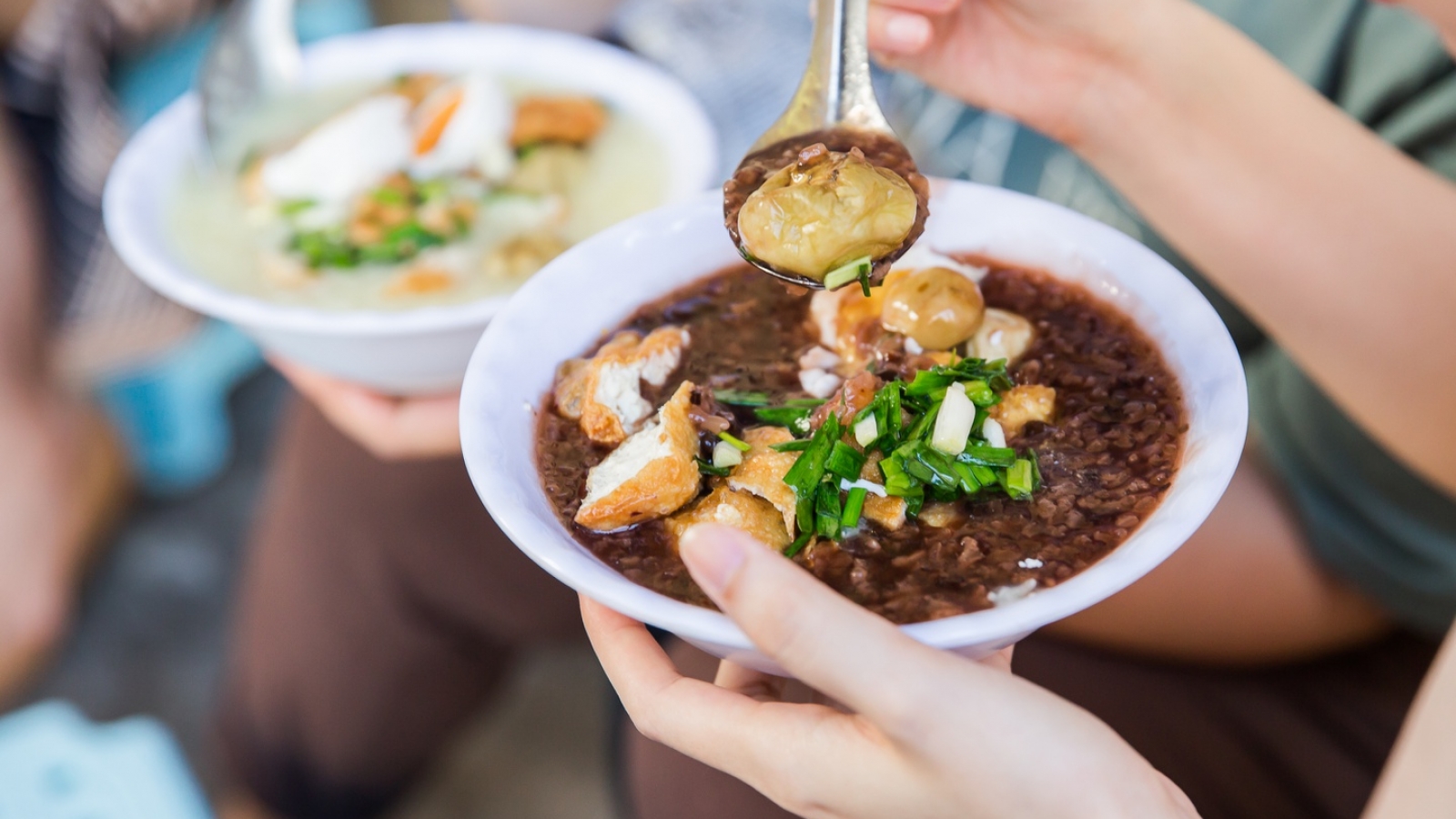 Cháo cà đậu - món ăn thanh mát ngày hè của người Hà thành