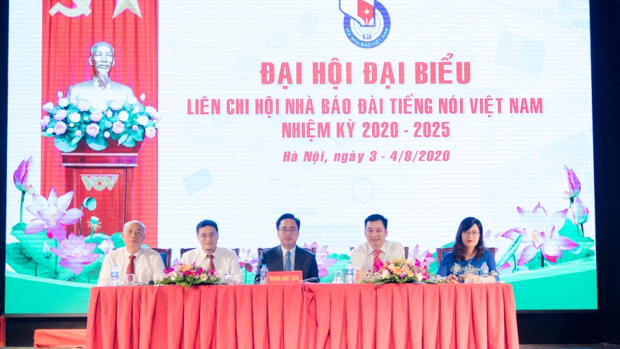 Toàn cảnh Đại hội Đại biểu Liên Chi hội Nhà báo VOV nhiệm kỳ 2020-2025