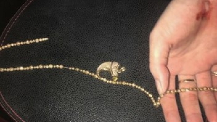 Tài xế taxi bắt kẻ giật dây chuyền ở TP.HCM