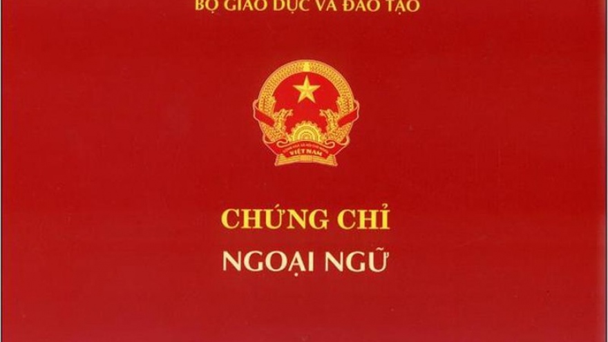 Những cơ sở nào được tổ chức thi, cấp chứng chỉ ngoại ngữ, tin học