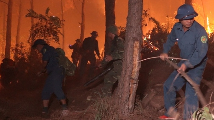 Nghệ An dập tắt hoàn toàn vụ cháy, bảo vệ an toàn các khu dân cư