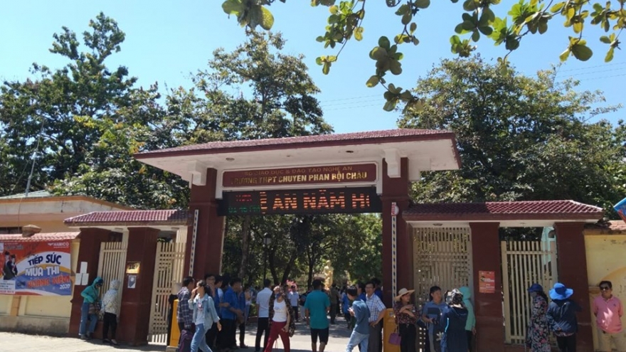 Đề thi, đáp án môn Toán vào lớp 10 THPT chuyên Phan Bội Châu Nghệ An