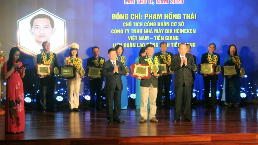 10 cán bộ công đoàn xuất sắc nhận Giải thưởng Nguyễn Văn Linh lần 2