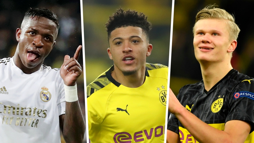 Sancho, Haaland và đội hình 11 tài năng trẻ có thể trở thành siêu sao