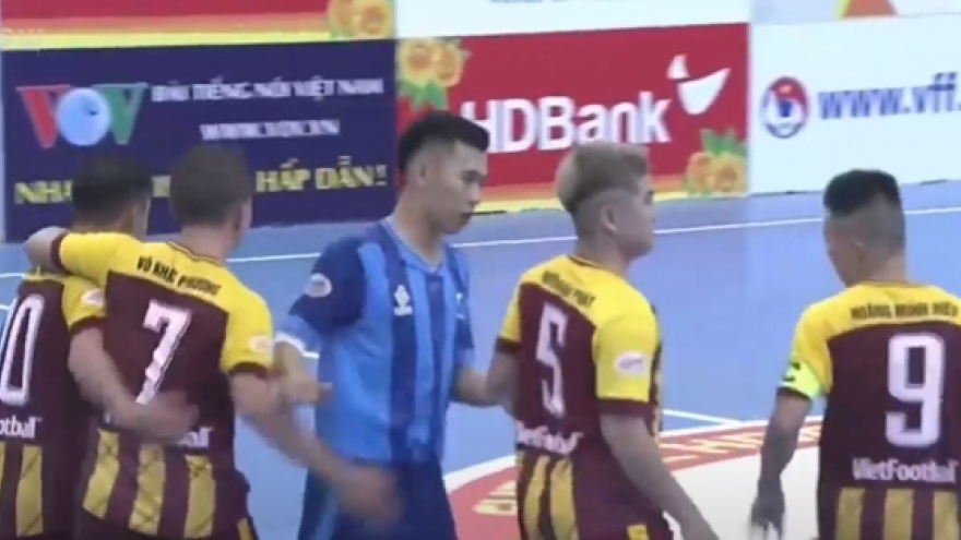 Futsal HDBank VĐQG 2020: Vietfootball thắng trận đầu tiên sau 3 năm
